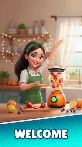 Screenshot 1 of Smoothie Masters: Merge & Cook